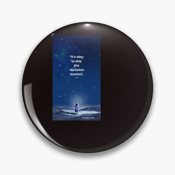 Item preview, "It’s okay to skip the mistletoe moment." designed and sold by CUTESTUFFnow.
