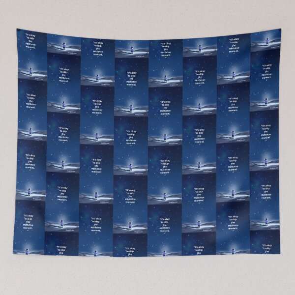 Item preview, "It’s okay to skip the mistletoe moment." designed and sold by CUTESTUFFnow.