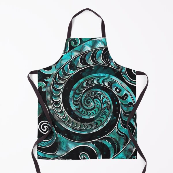 Item preview, New Zealand Māori Paua Pattern Koru Design 273 designed and sold by GrinGalore.