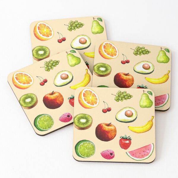 Item preview, Watercolour fruits designed and sold by Sparkling-fish.