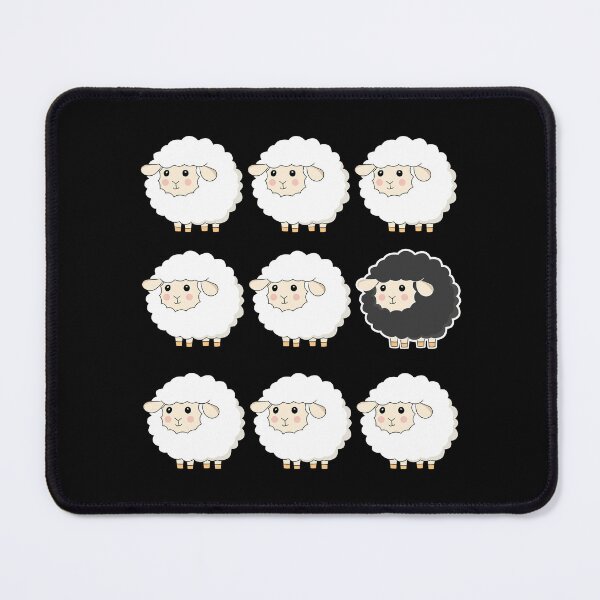 Item preview, Black Sheep in a Herd Funny designed and sold by PolyPixel.