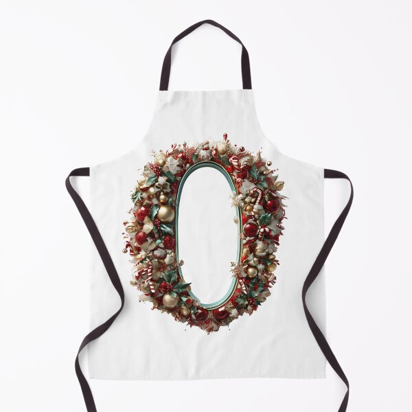 Item preview, Christmas Printable Letter O Festive Digital Artwork designed and sold by Monascreativeempire.