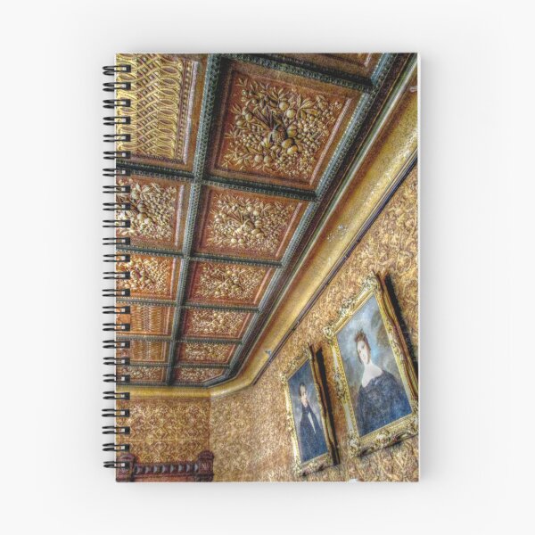 Item preview, Art Nouveau and Victorian Design Covering the Walls and Ceiling of the Formal Dining Room, Lambert Castle (built 1892-93) designed and sold by Jane Neill-Hancock.