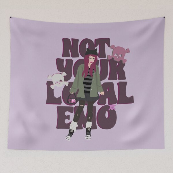 Item preview, Not Your Local Emo designed and sold by petiteToulon.