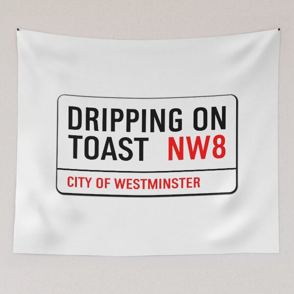 Item preview, Classic London Dripping On Toast Road Sign V1a designed and sold by RetrospectUK.