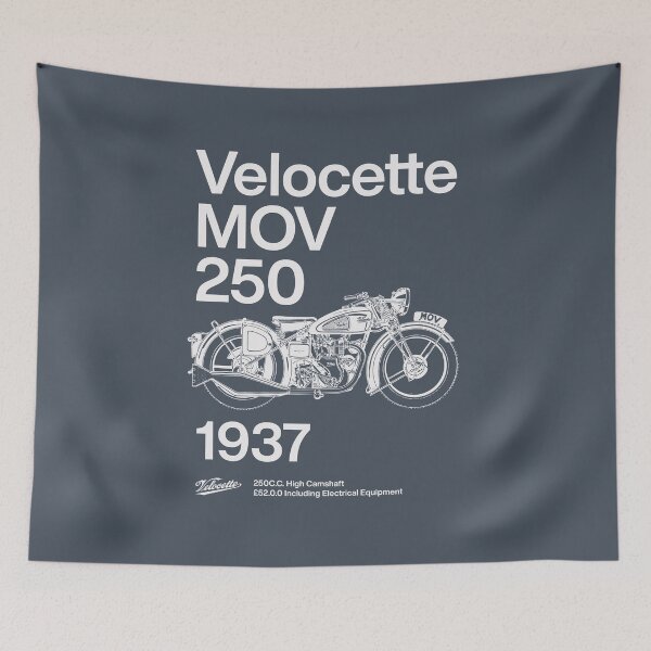 Item preview, Velocette MOV 250 - Helvetica designed and sold by IronFlyers.