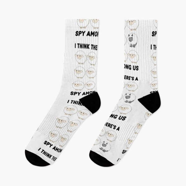Item preview, I Think There's a Spy Among Us Wolf Among Sheep Funny designed and sold by PolyPixel.