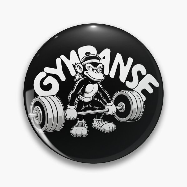 Item preview, Gympanse chimpanzee funny gym weight training gift designed and sold by Pineapple-Tree.