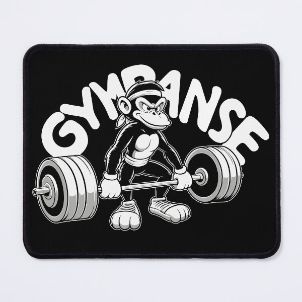 Item preview, Gympanse chimpanzee funny gym weight training gift designed and sold by Pineapple-Tree.