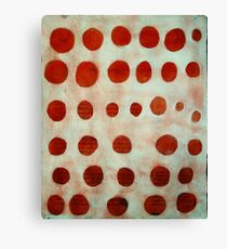 red spots Canvas Print