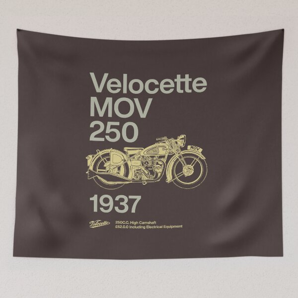 Item preview, Velocette MOV 250 1937 - Helvetica designed and sold by IronFlyers.