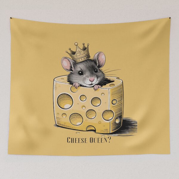 Item preview, The Elegant Cheese Queen’s Dilemma designed and sold by TeeGrit.