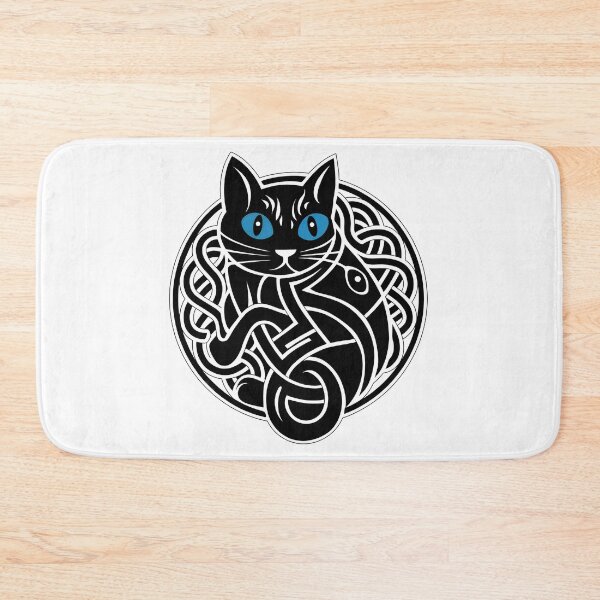 Item preview, Blue Eyed Celtic Knot Cat designed and sold by CELTIC-DESIGNS.