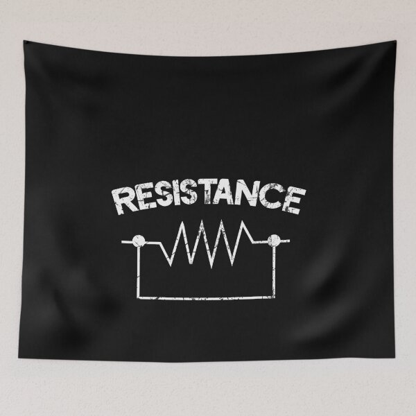 Item preview, Resist Resistance Electrical Engineers-Funny Saying Engineering-Resistor Electrician Electrical Engineering designed and sold by SOUFIANE1991.
