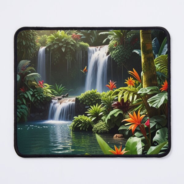 Item preview, Tropical Waterfall Paradise designed and sold by Enchanting Art Vista.