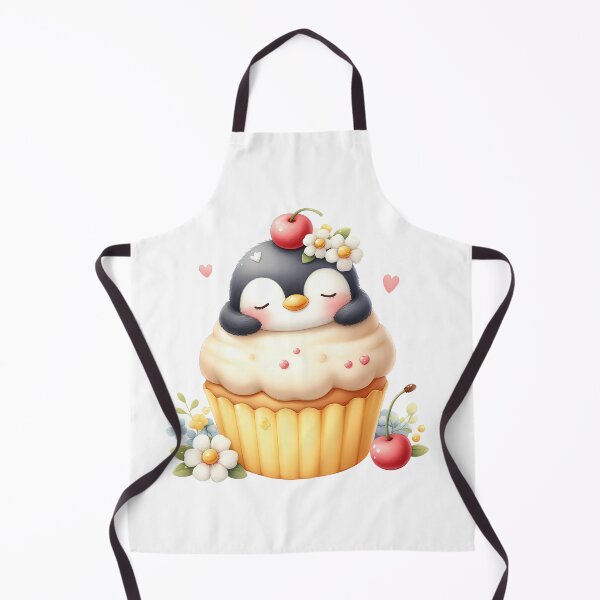 Item preview, A0566 Penguin Sleeping on Cupcake – Adorable Penguin-Themed Collectible, Unique Decor for Home, Fun Gift Idea, Premium Quality Design designed and sold by angieart68.