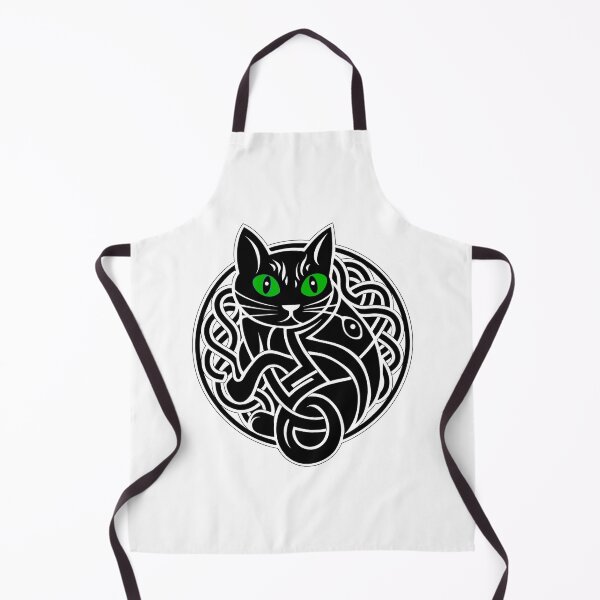 Item preview, Green Eyed Celtic Knot Cat designed and sold by CELTIC-DESIGNS.