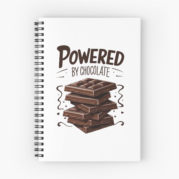 Item preview, Powered by chocolate designed and sold by portokalis.
