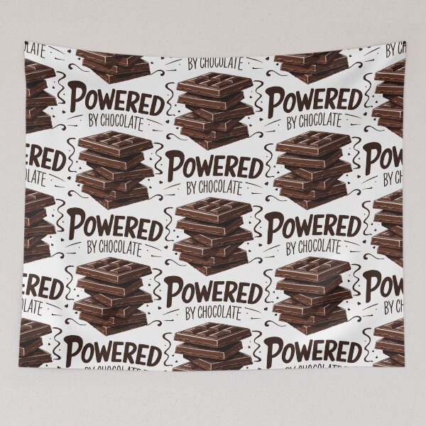 Item preview, Powered by chocolate designed and sold by portokalis.