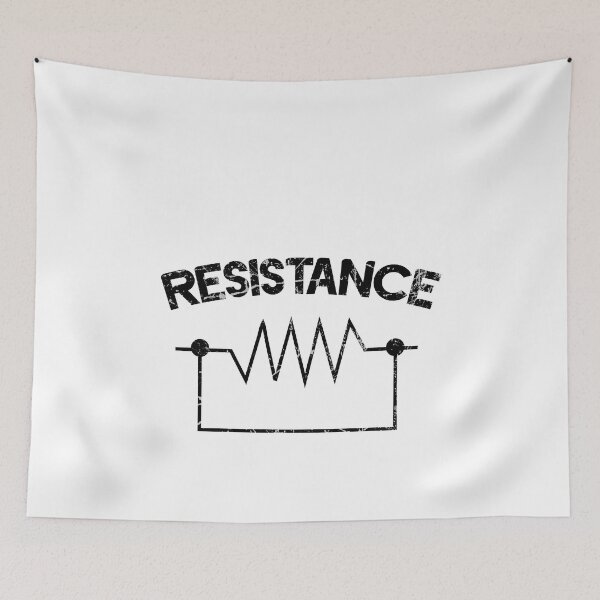 Item preview, Resist Resistance Electrical Engineers-Funny Saying Engineering-Resistor Electrician Electrical Engineering designed and sold by SOUFIANE1991.