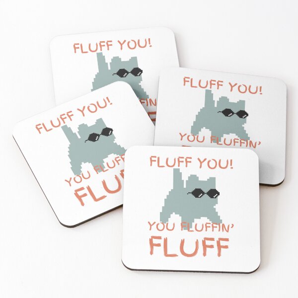 Item preview, Fluff You You Fluffin' Fluff Cat With Sunglasses designed and sold by YQvibe Studio.
