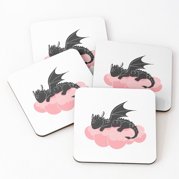 Item preview, Dreaming Dragon on a Pink Cloud designed and sold by HappyCanva.