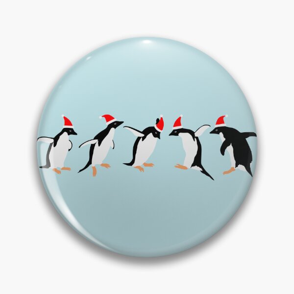 Artikelvorschau, Pinguin mit Weihnachtsmütze entworfen und verkauft von FieldScent.