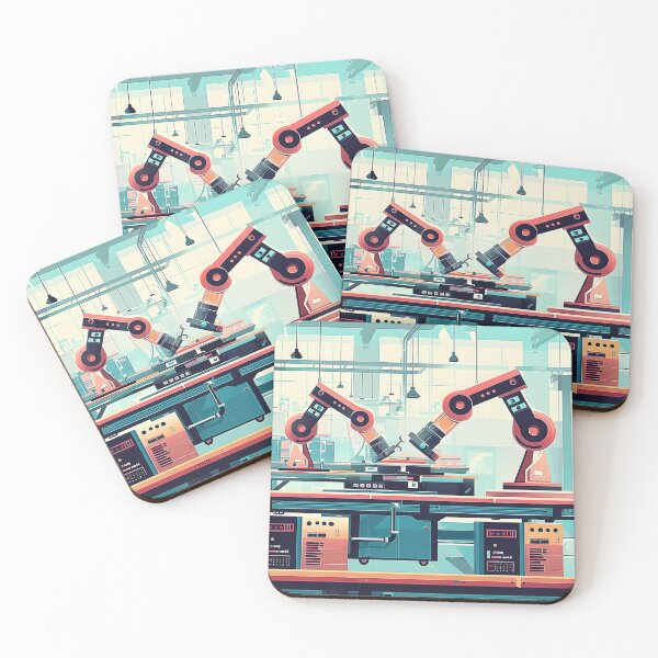 Item preview, Fully Automated Smart Factory Production Line with Robotic Machinery. designed and sold by CheerForGoods.