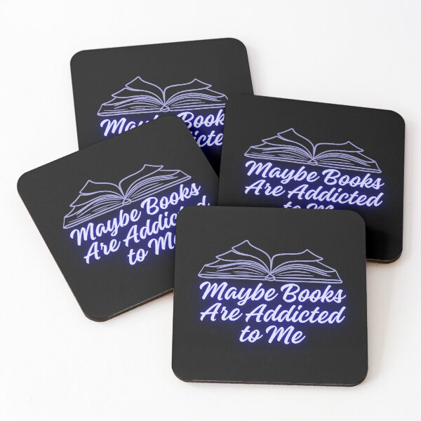 Item preview, Maybe Books Are Addicted To Me Bookworm Library designed and sold by artcultreone.