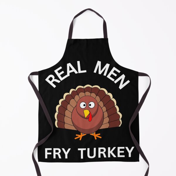 Item preview, Real Men Fry Turkey, Funny, thanksgiving designed and sold by Bradford Adams.