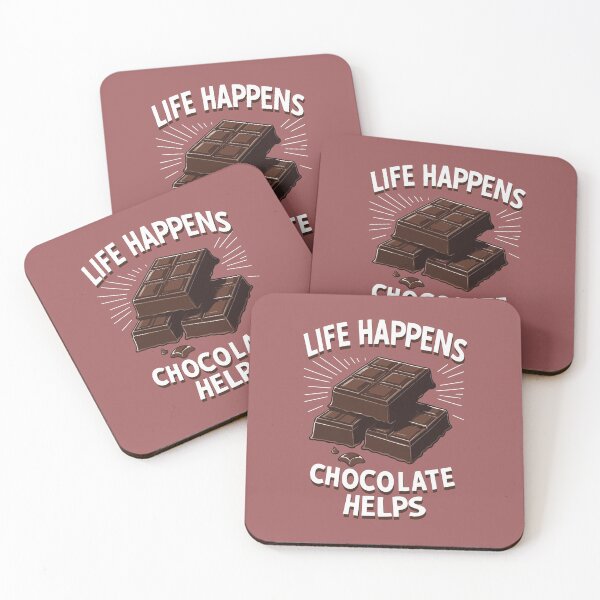 Item preview, Life happens chocolate helps designed and sold by portokalis.