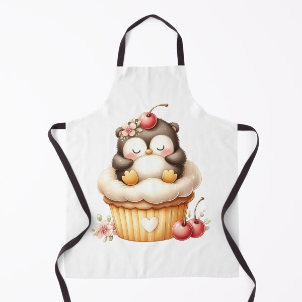 Item preview, A0566 Penguin Sleeping on Cupcake – Adorable Penguin-Themed Collectible, Unique Decor for Home, Fun Gift Idea, Premium Quality Design designed and sold by angieart68.