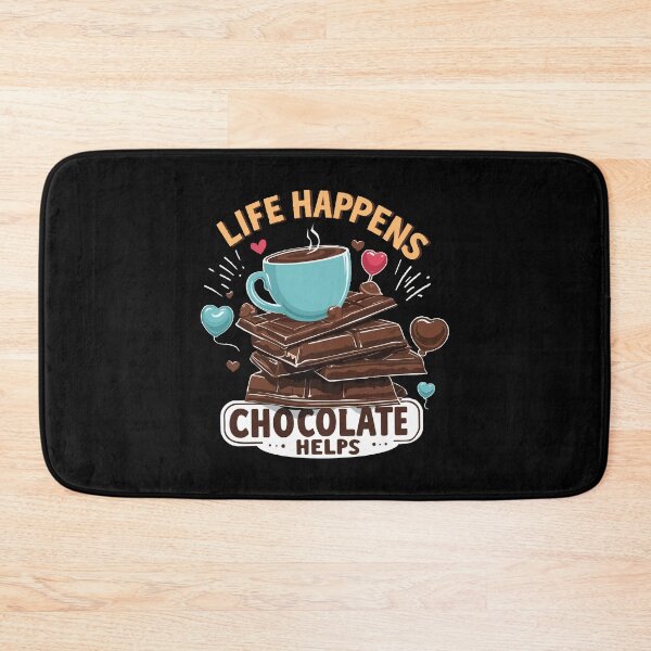Item preview, Life happens chocolate helps designed and sold by portokalis.