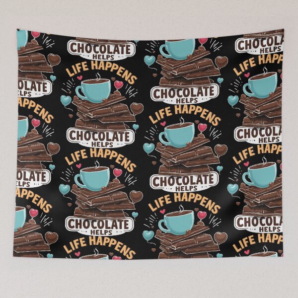 Item preview, Life happens chocolate helps designed and sold by portokalis.