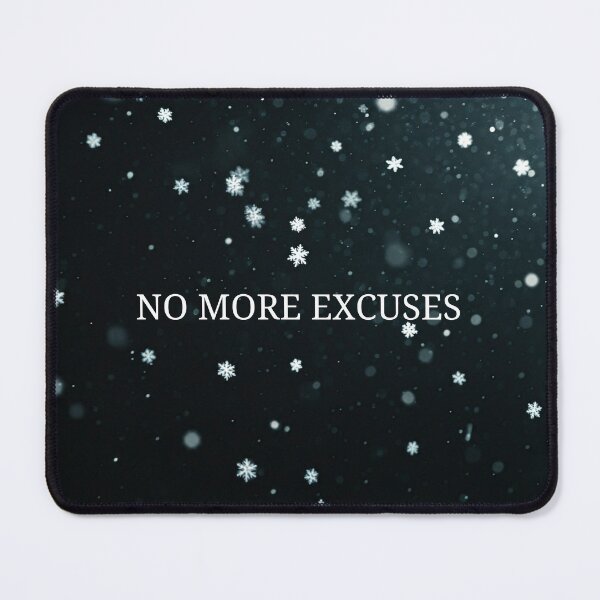 Item preview, NO MORE EXCUSES T-Shirt designed and sold by Kaczorek-Shop.