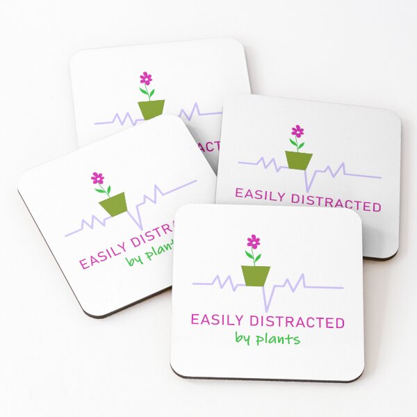 Item preview, Easily distracted by plants designed and sold by yellowmadcat.