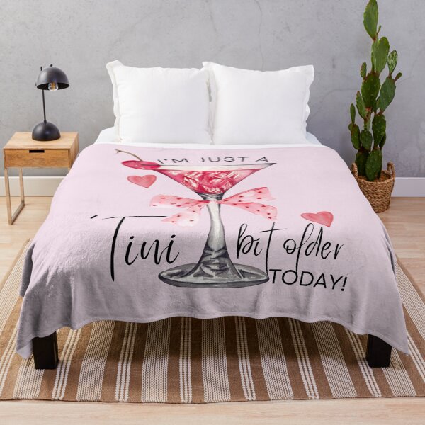 Item preview, Valentine's Day I'm Just A Tini Bit Older Today Martini Birthday Martini Glass designed and sold by SunfullyYours.