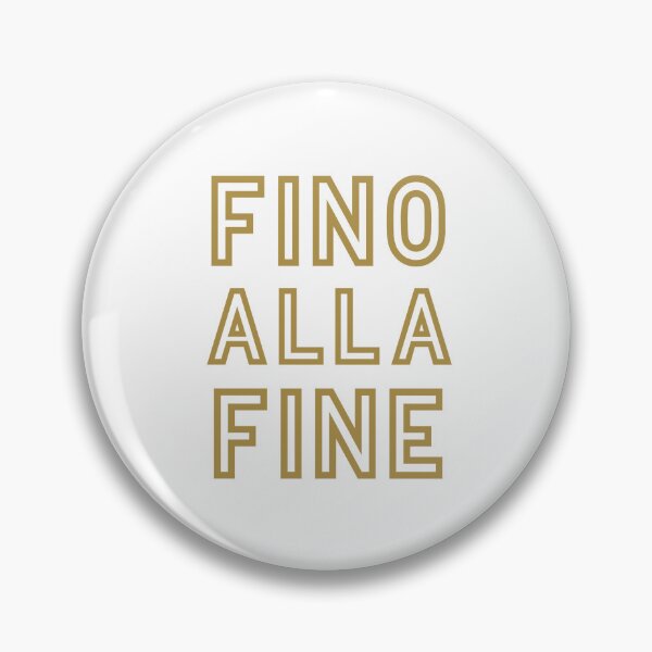 Item preview, Fino Alla Fine gold b designed and sold by VRedBaller.