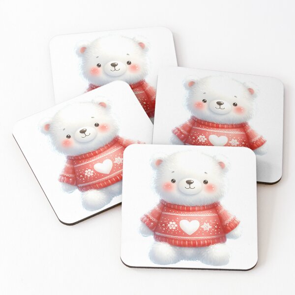 Item preview, A0569 Winter Heart Bear – Adorable Bear-Themed Collectible, Perfect Holiday Gift, Heartwarming Winter Decor, Premium Quality Design designed and sold by angieart68.