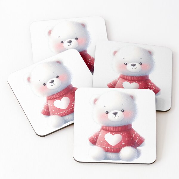 Item preview, A0569 Winter Heart Bear – Adorable Bear-Themed Collectible, Perfect Holiday Gift, Heartwarming Winter Decor, Premium Quality Design designed and sold by angieart68.