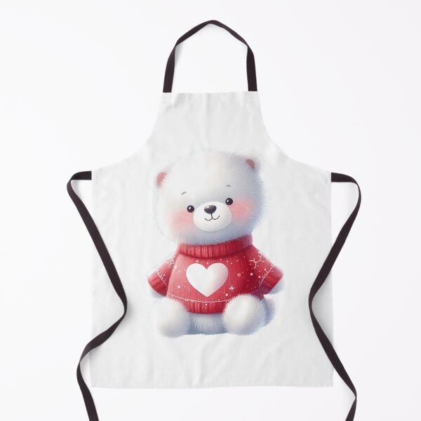 Item preview, A0569 Winter Heart Bear – Adorable Bear-Themed Collectible, Perfect Holiday Gift, Heartwarming Winter Decor, Premium Quality Design designed and sold by angieart68.