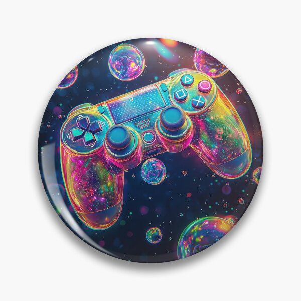 Item preview, Galactic Neon Gamer: Cosmic Controller Art designed and sold by davidonstudio.