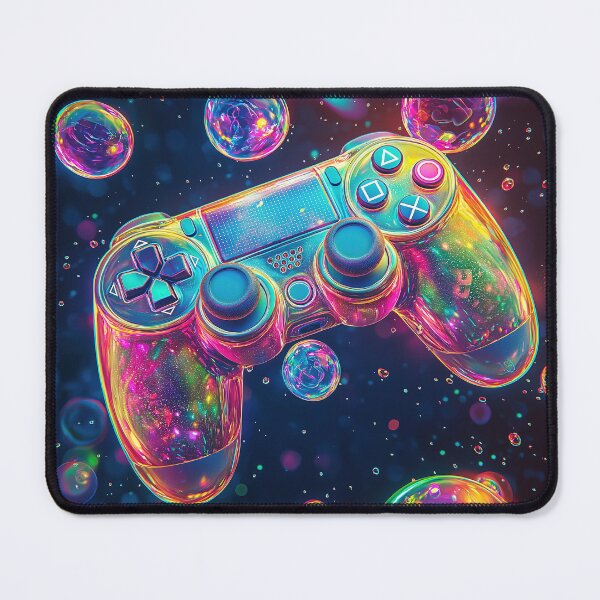 Item preview, Galactic Neon Gamer: Cosmic Controller Art designed and sold by davidonstudio.