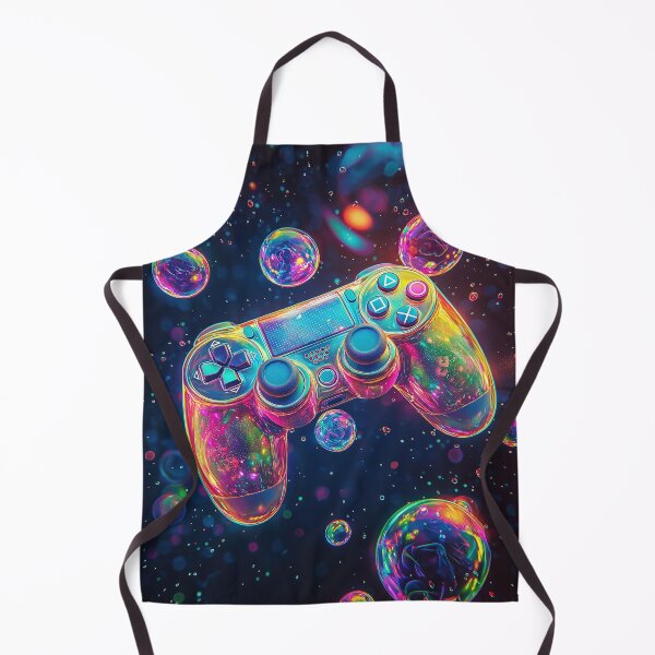 Item preview, Galactic Neon Gamer: Cosmic Controller Art designed and sold by davidonstudio.