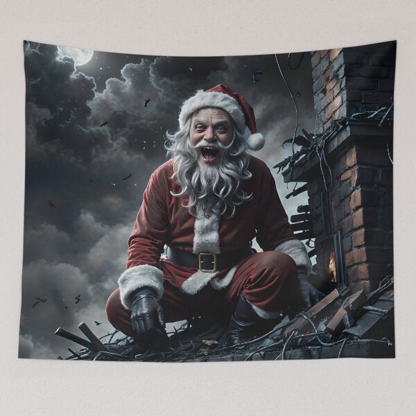 Item preview, Christmas with Santa Claus evil twin designed and sold by dedoma.