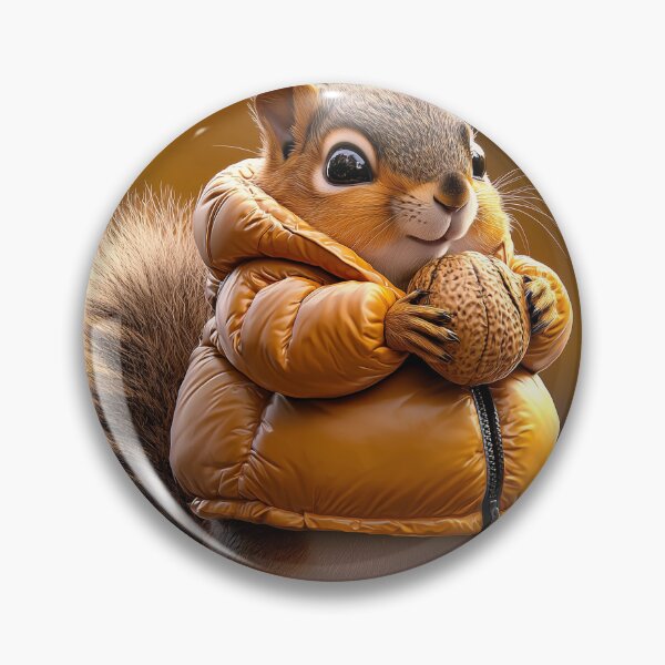 Item preview, Squirrel in an Orange Jacket designed and sold by silp159.