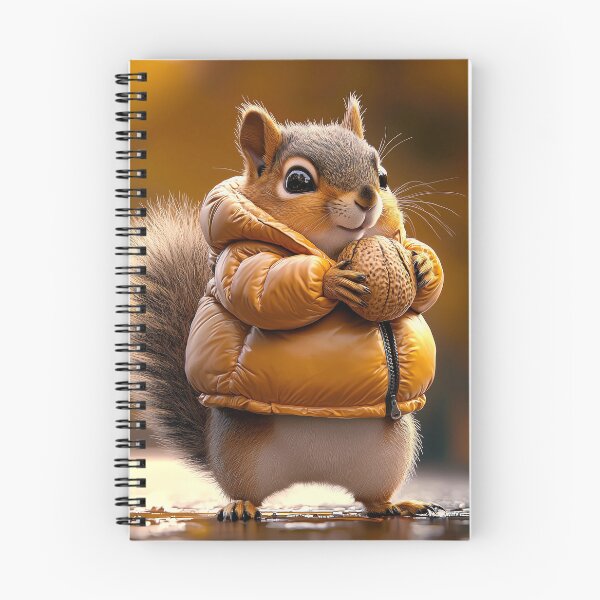 Item preview, Squirrel in an Orange Jacket designed and sold by silp159.