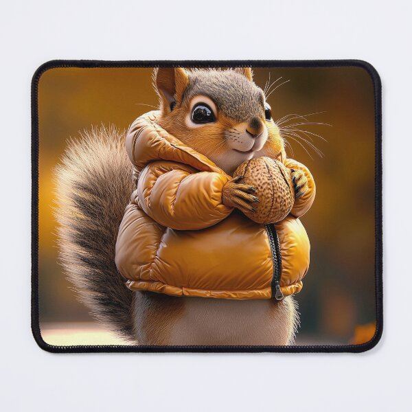 Item preview, Squirrel in an Orange Jacket designed and sold by silp159.
