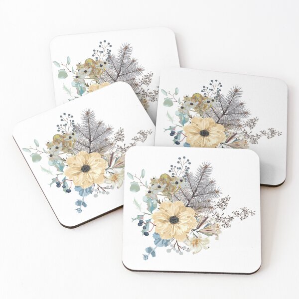 Item preview, Christmas composition with flowers, berries and fir branch. designed and sold by MatyKotiv.
