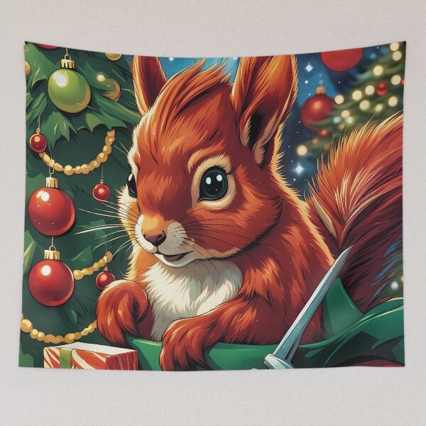 Item preview, Red Squirrel as a Christmas Elf designed and sold by Colin Bentham.